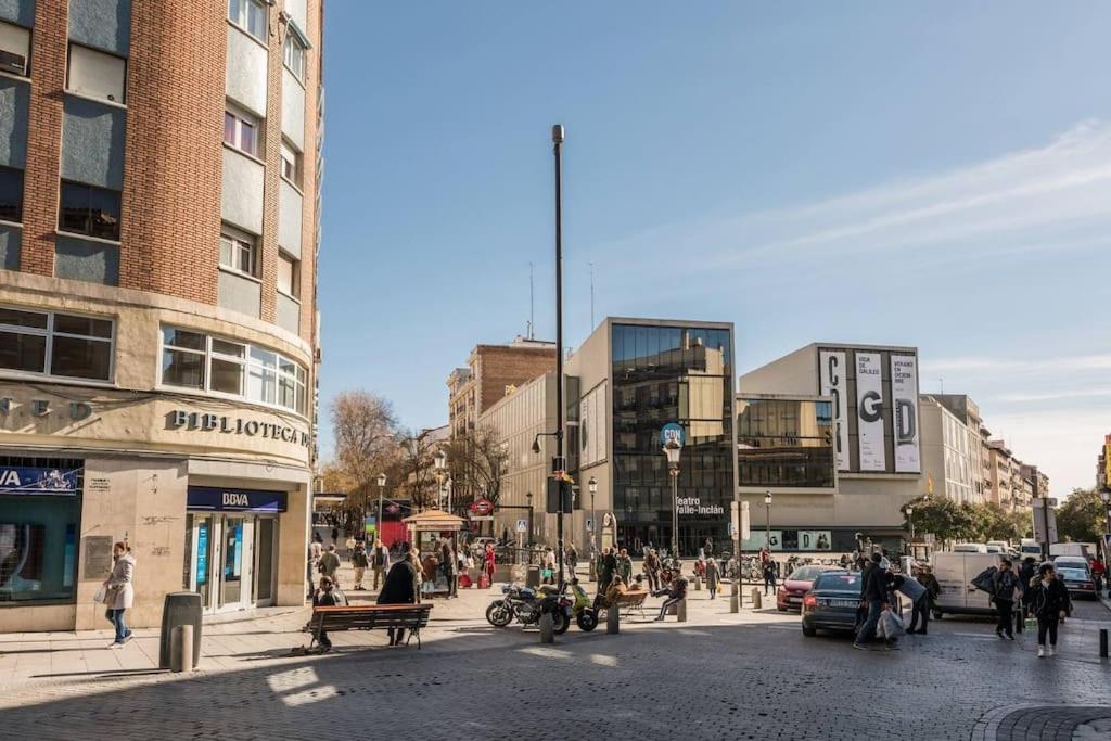 Estudio Lavapiés cerca de Antón Martín Madrid Exterior foto